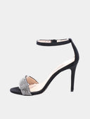 Sandalen met hak en enkelbandje - Zwart
