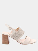 ALBANO - Sandales pour Femmes à talon moyen - Beige