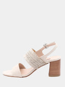 Mid-heel sandals - Beige
