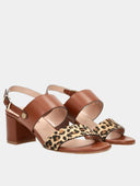 Mid-heel sandals - Brown