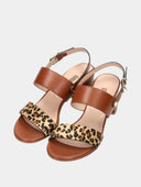 Mid-heel sandals - Brown