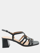 sandales Albano noires à talon moyen carré avec bride élégante
chaussures Albano noires à bout carré et boucle argentée
vue latérale des sandales Albano noires en matière synthétique haut de gamme
détail de la fermeture boucle rectangulaire argentée des sandales Albano
