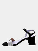 Block Heel Sandals - Black