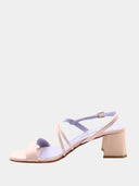 Mid-heel sandals - Cream