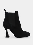 Bottines en cuir suède - Noir
