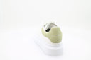 Larry Sneakers - White/Khaki Green