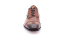 Richelieu Smooth Leather Men's Shoes - Cognac