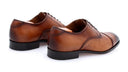 Richelieu Smooth Leather Men's Shoes - Cognac