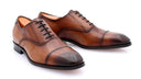 Richelieu Smooth Leather Men's Shoes - Cognac