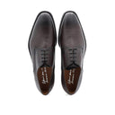 Men's Richelieu leather shoes with Saffiano print