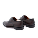 Men's Richelieu leather shoes with Saffiano print