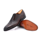Richelieu Men's Leather Brogue Shoes - Dark Brown