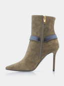 Eva Ankle Bootie - Khaki