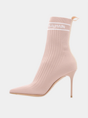 BALMAIN - Skye Knit Bottie - Nude 