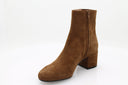 Heeled ankle boot - Brown