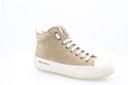 High-top leather sneakers - Beige