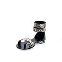 Leather sandals - Black