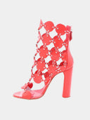 Patent leather sandals - Red
