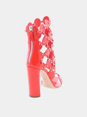 Patent leather sandals - Red