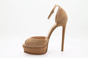 Platform Sandals - Camel