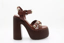 Florence Sandalen met hak - Rum