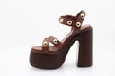 Florence Sandalen met hak - Rum