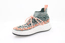 Nama Sock Sneaker - Green/Orange