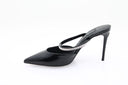 Leather court shoes - Black