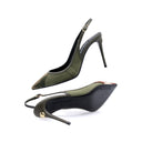 Slingback Pumps - Khaki
