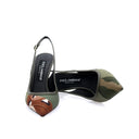 Slingback Pumps - Khaki