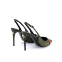 Slingback Pumps - Khaki