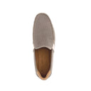 Men's Nubuck Leather Loafers - Grey