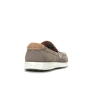 Men's Nubuck Leather Loafers - Grey
