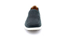 Men's Nubuck Leather Loafers - Navy