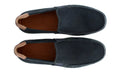 Men's Nubuck Leather Loafers - Navy