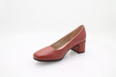 Pumps met blokhak - Rood