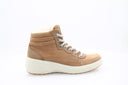 Bottines en cuir nubuck - Beige