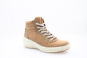 Bottines en cuir nubuck - Beige