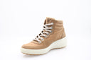 Nubuck leather ankle boots - Beige