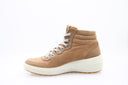 Nubuck leather ankle boots - Beige