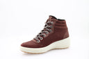 Nubuck leather ankle boots - Chocolate