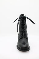 Enkellaarsjes met blokhak (5 cm) - Zwart