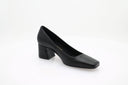 Block heel court shoes (5cm) - Black