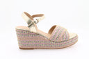 Sandalen met plateauzool - Beige/Roze