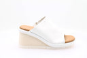 Mary Heel Sandal - White