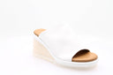 Mary Heel Sandal - White