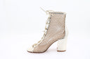 Heeled ankle boots - Platinum