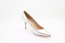 Pointy Pump Tacos 70 - Zilver