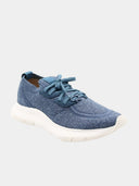 Sneaker Knit Bouclé - Blue