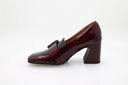 Mocassins à talons - Bordeaux